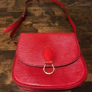 Louis Vuitton Red EPI Leather Bag